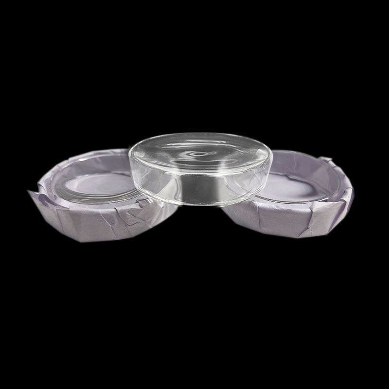 PODENIC 60mm Thickened High-borosilicate Glass Culture Dishes with Lids, Acid/Alkali Resistant, Reusable for Biological Laboratory Cell Tissue or Microorganism Cultivation