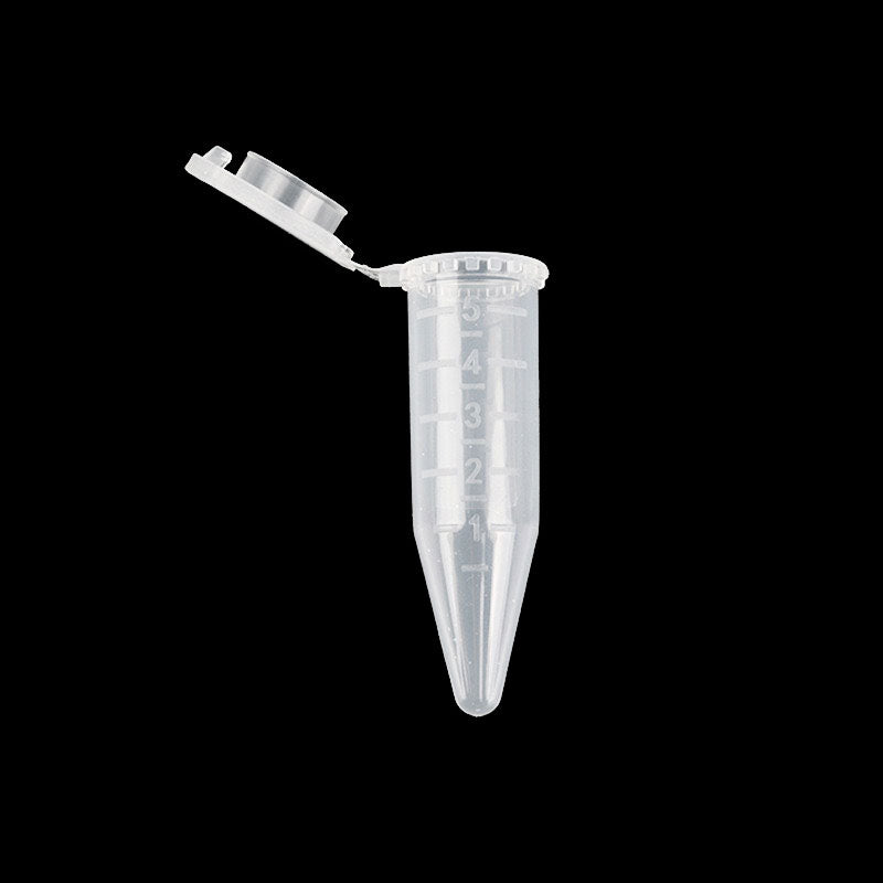 Transparent 5ml PP with a cover, used for laboratory, hospital, classroom teaching, research room, etc