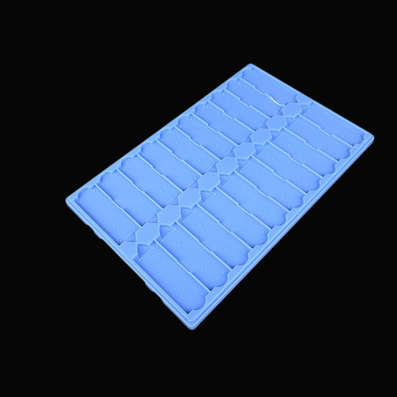 Dry plate storage board laboratory equipment plastic material 20 slide slide operating plate storage board, used for laboratory, hospital, classroom teaching, research room, etc