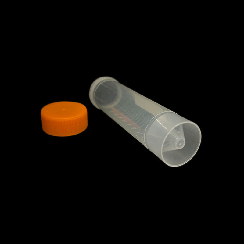 50-Pack 50ml Disposable Plastic  can stand  Centrifuge Tubes, PP Laboratory Sample Vials with Screw Caps