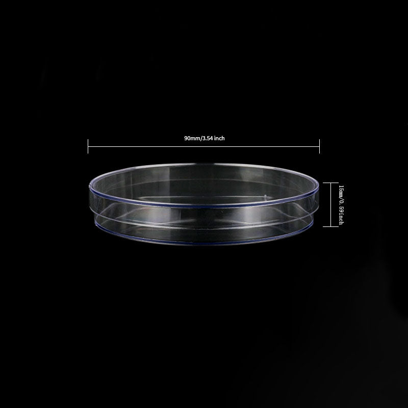 PODENIC 10 packs, 90mm*15mm sterile plastic petri dish for Laboratory Scientific