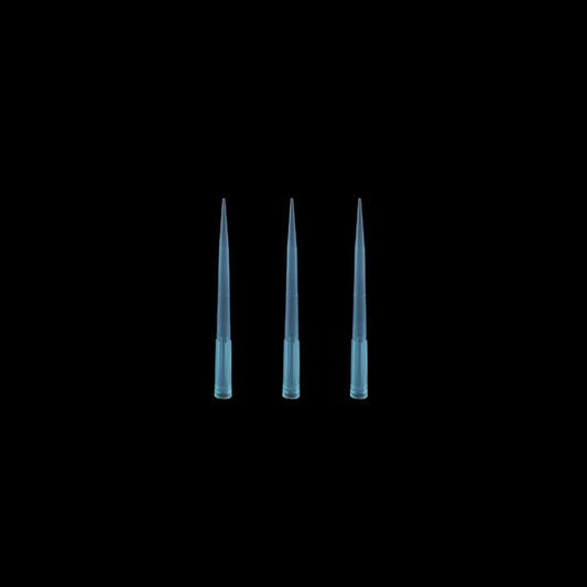 50-1250μl tip, lengthened, sterilized in bags, blue