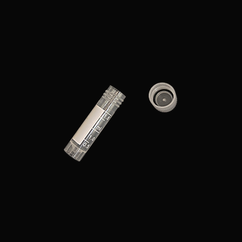 500 pcs 2ml  Lab Plastic Freezer Test Tubes, Sealed Screw Caps, Suitable For Laboratory